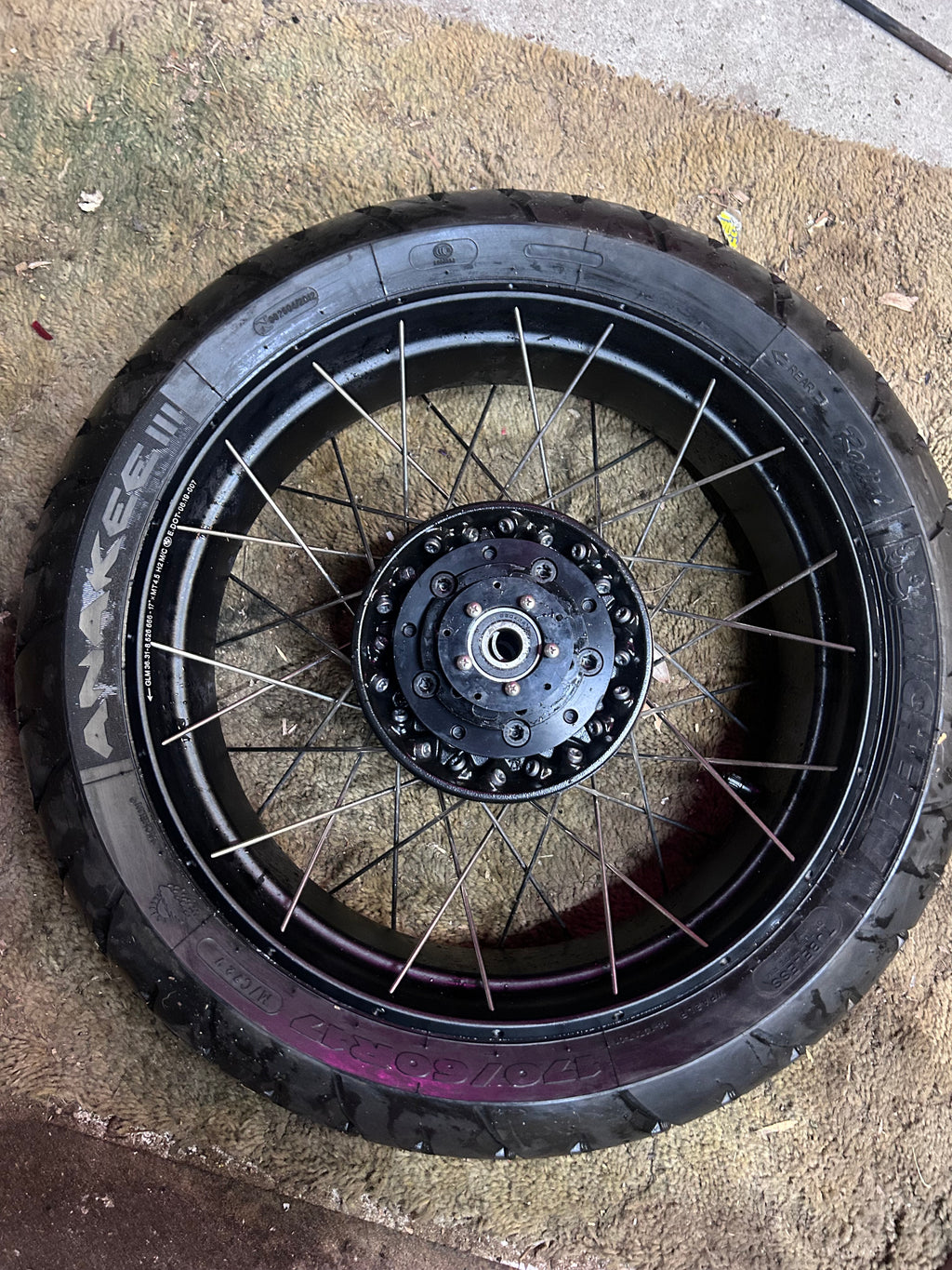 BMW Gs1200 adv rear wheel