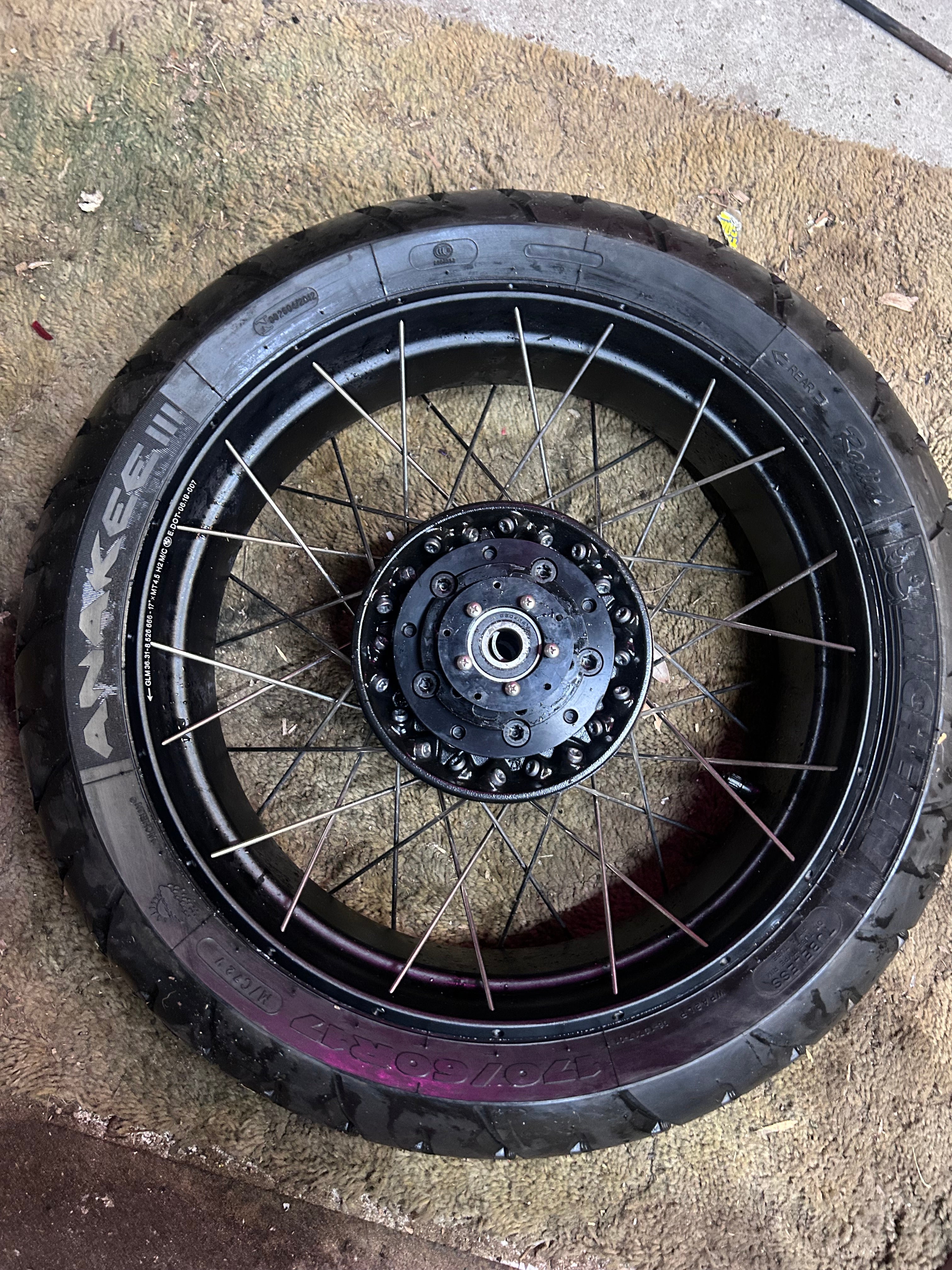 BMW Gs1200 adv rear wheel