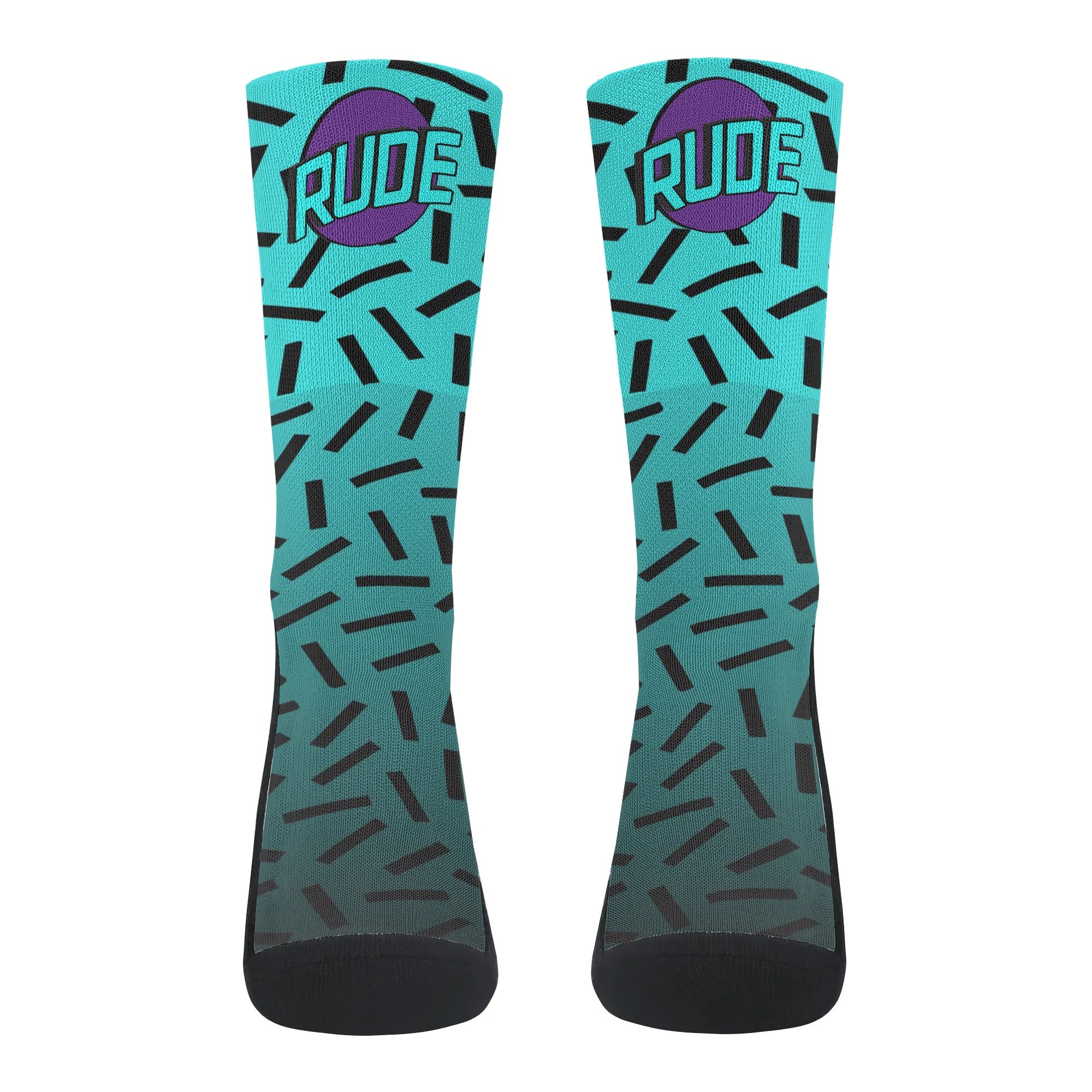 Rude Mint Chip Crew Socks