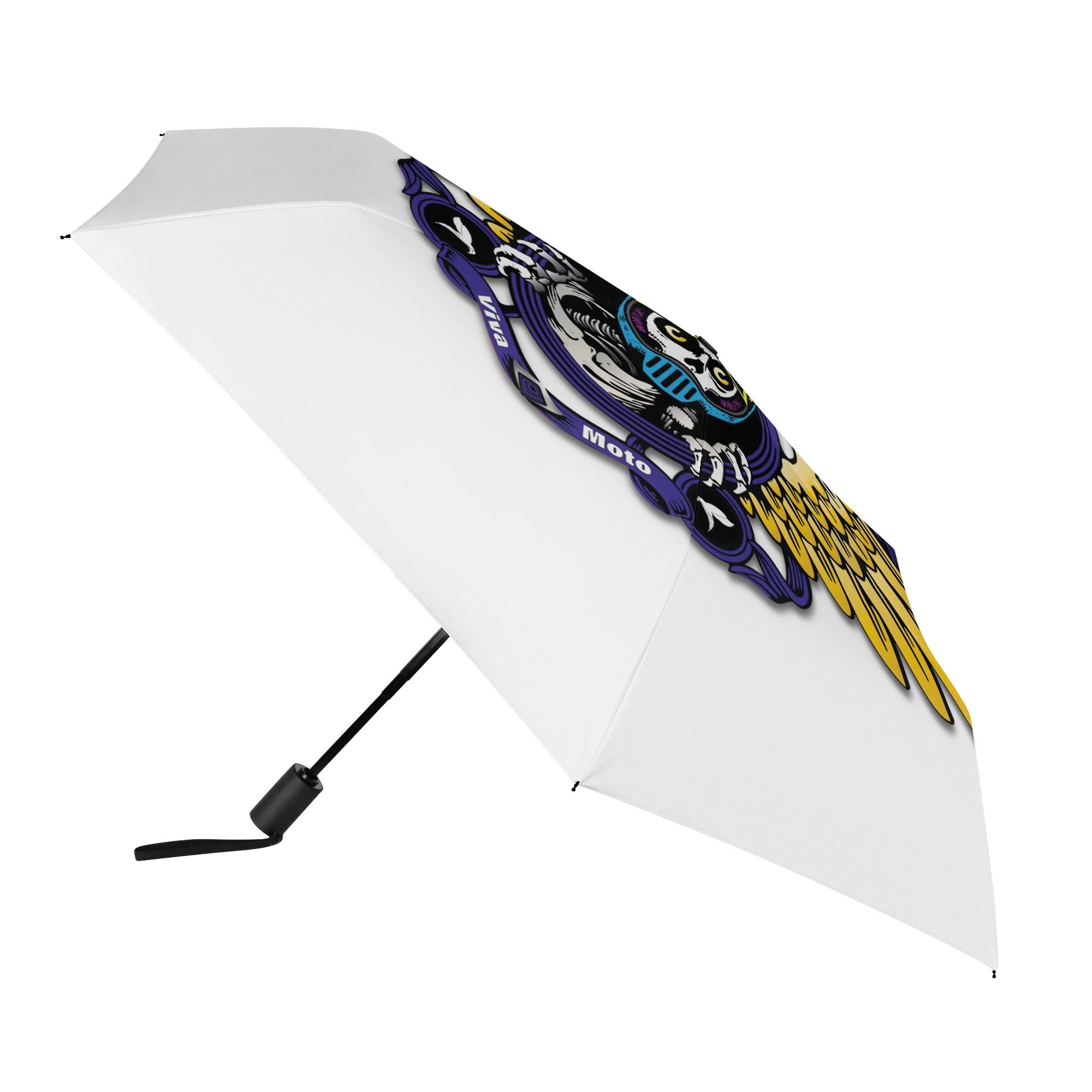 Rude Brigade Lightweight Auto Open & Close Umbrella Printing Outside