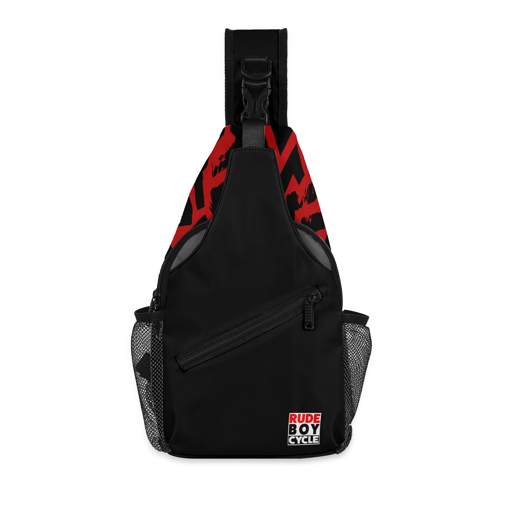 Clear optic red top Crossbody Bag