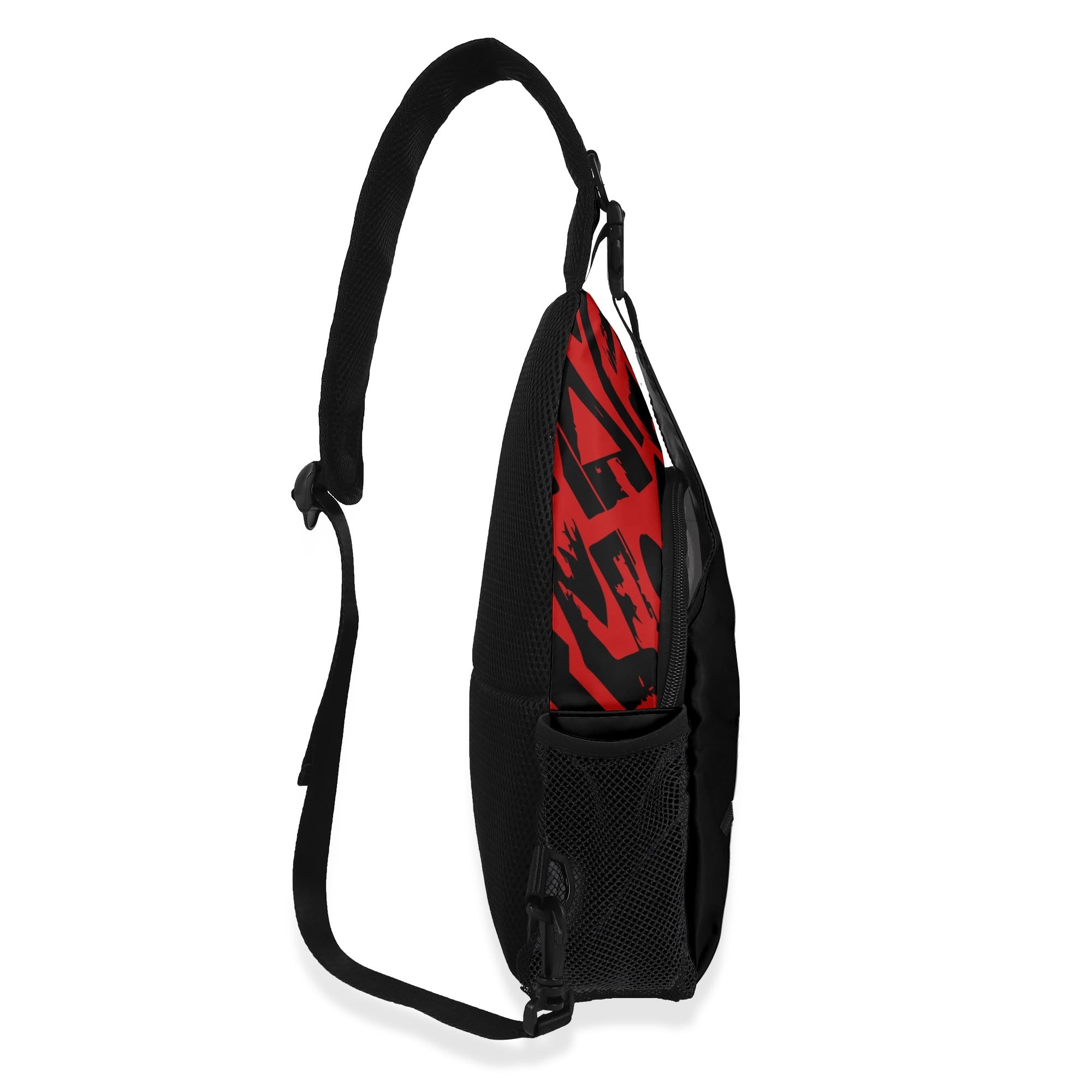 Clear optic red top Crossbody Bag