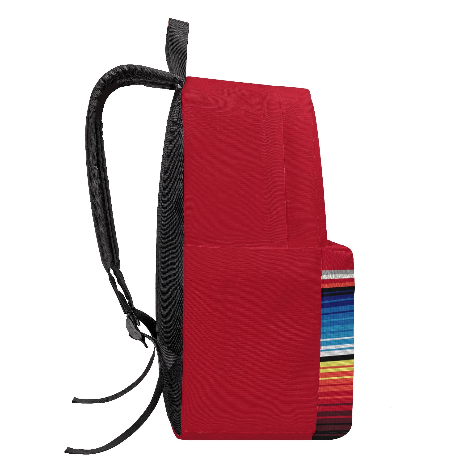 Eastpack style vintage esque backpack with Mexican Serape print on the front pocketfrom Rudeboy cycle