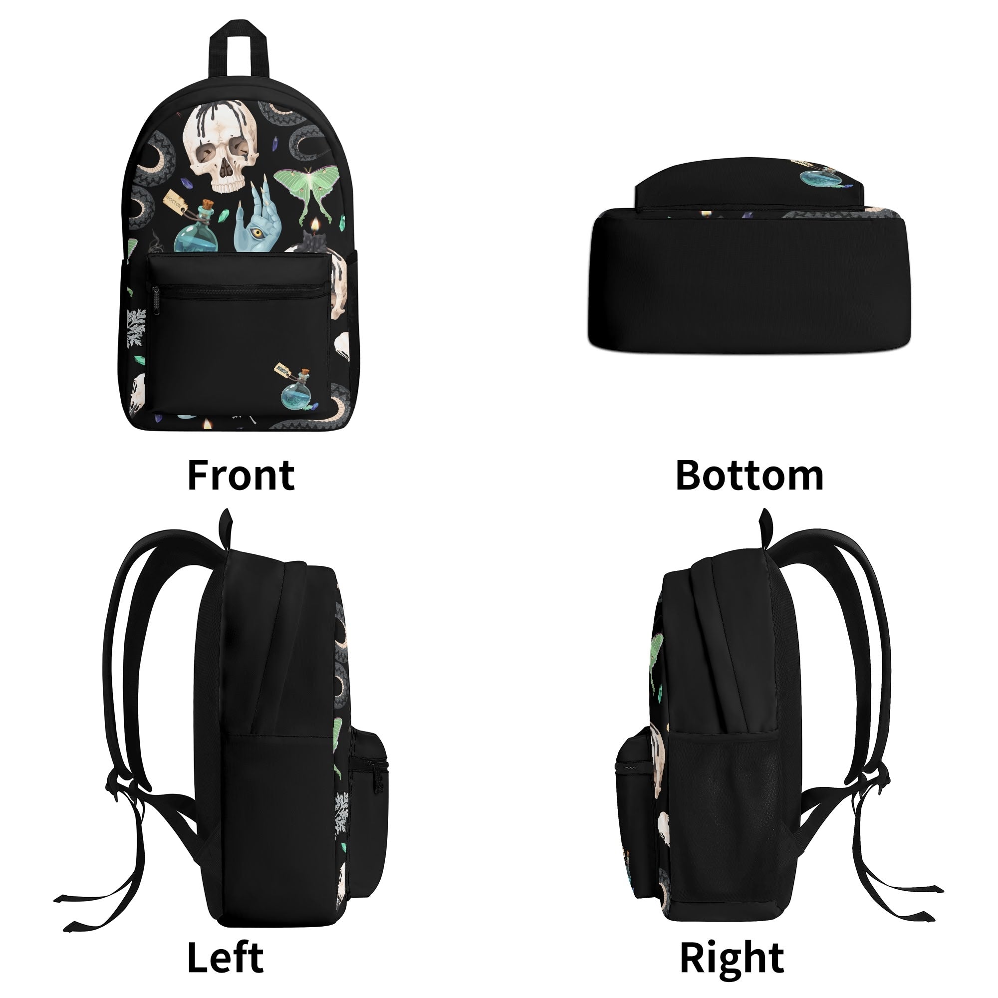 Big City Goth Chick Polyester Vintage Backpack