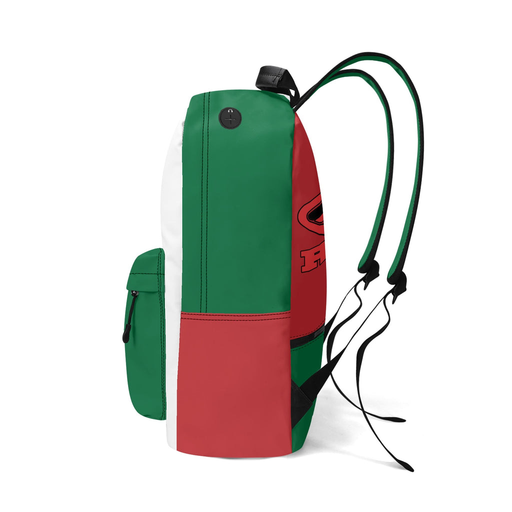 Cast-earl 17” tpu backpack, part of the golden era collection by Rudeboy cycles 