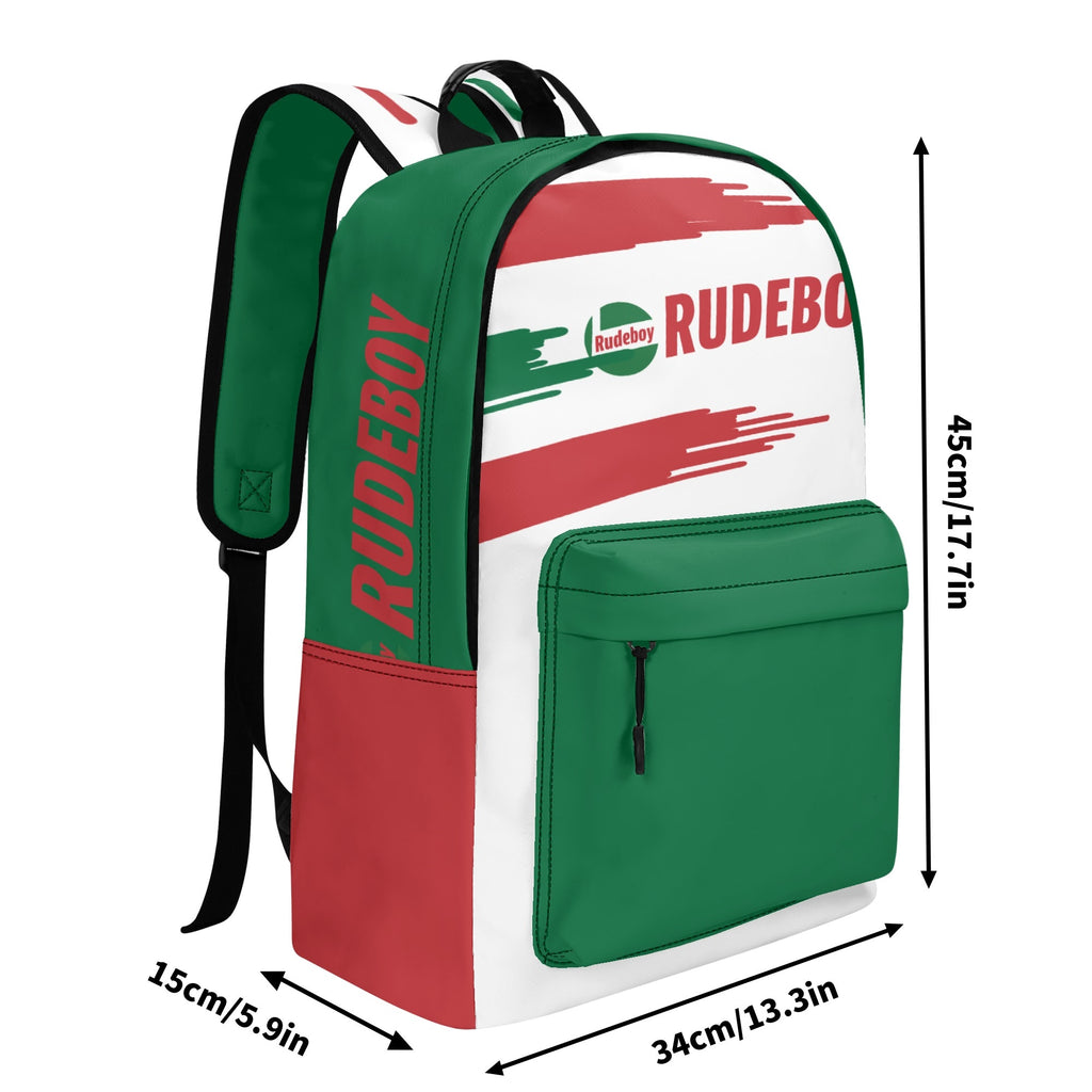 Cast-earl 17” tpu backpack, part of the golden era collection by Rudeboy cycles 