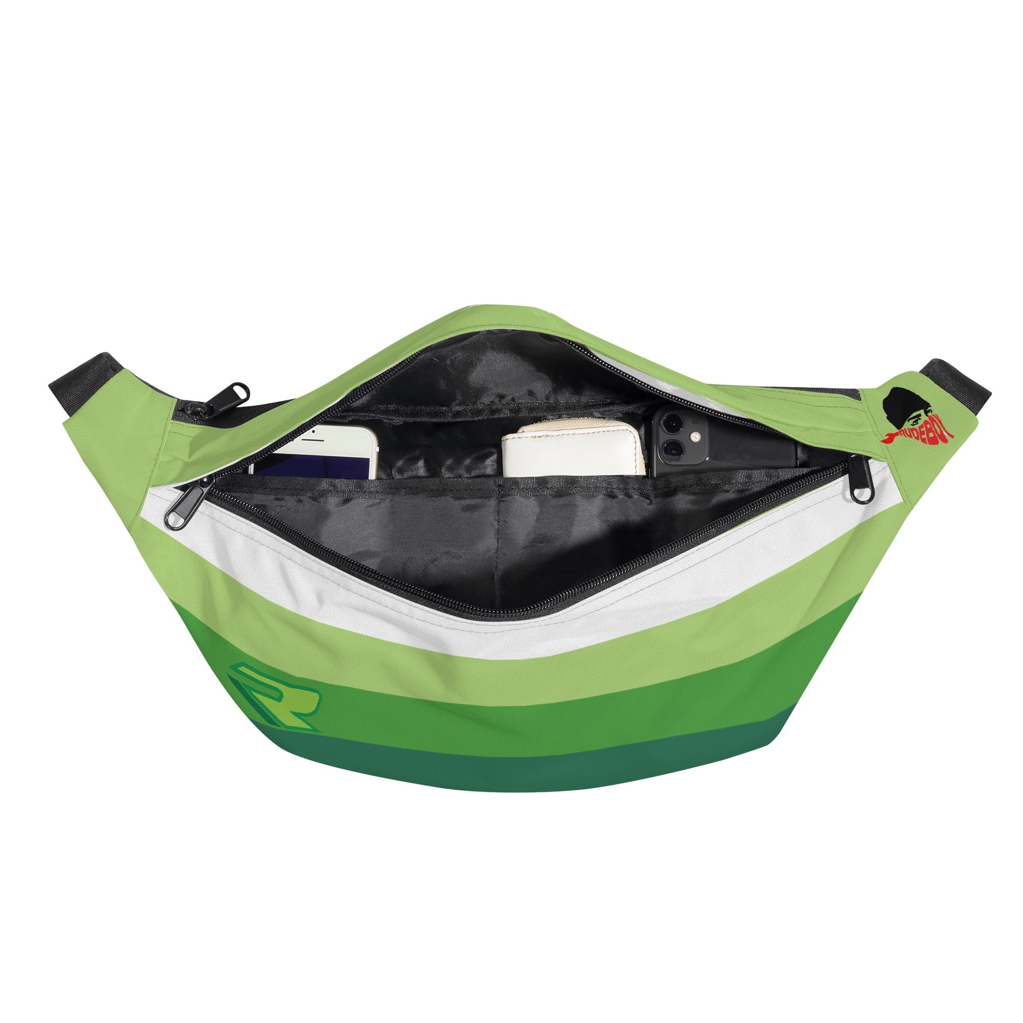 This oversized fanny pack is another in our Golden Era collection and this one takes its cues from the 1986 Suzuki Heron RG500 arguably one of the most iconic livery in motorcycle racing history. Crafted from rugged 600D canvas fabric, this large fanny pack features a spacious main compartment, 2 separate zippered sections, and a hidden pocket for you things youve got to hide