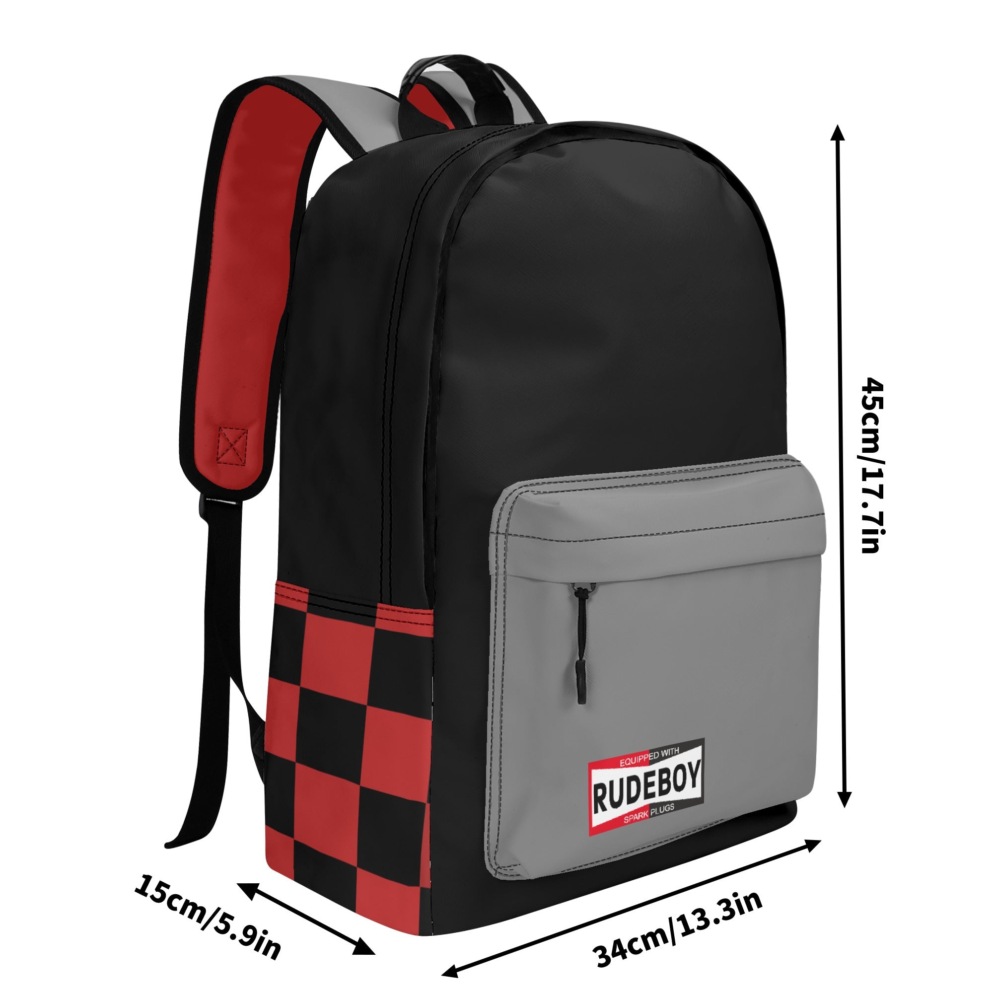 Experience unparalleled convenience and style with the The Plug 7 Inch PU Leather School Backpack. Crafted from premium PU leather, this backpack features a spacious inside bag with a secure zipper closure, along with a front zipper pocket and two side pockets for easy access to essentials. With adjustable shoulder straps and a convenient carry handle, it offers versatile carrying options for students of all ages.