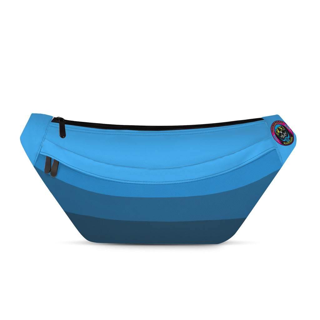 Faded Blues La Fanny pack from Rudeboy Cycles