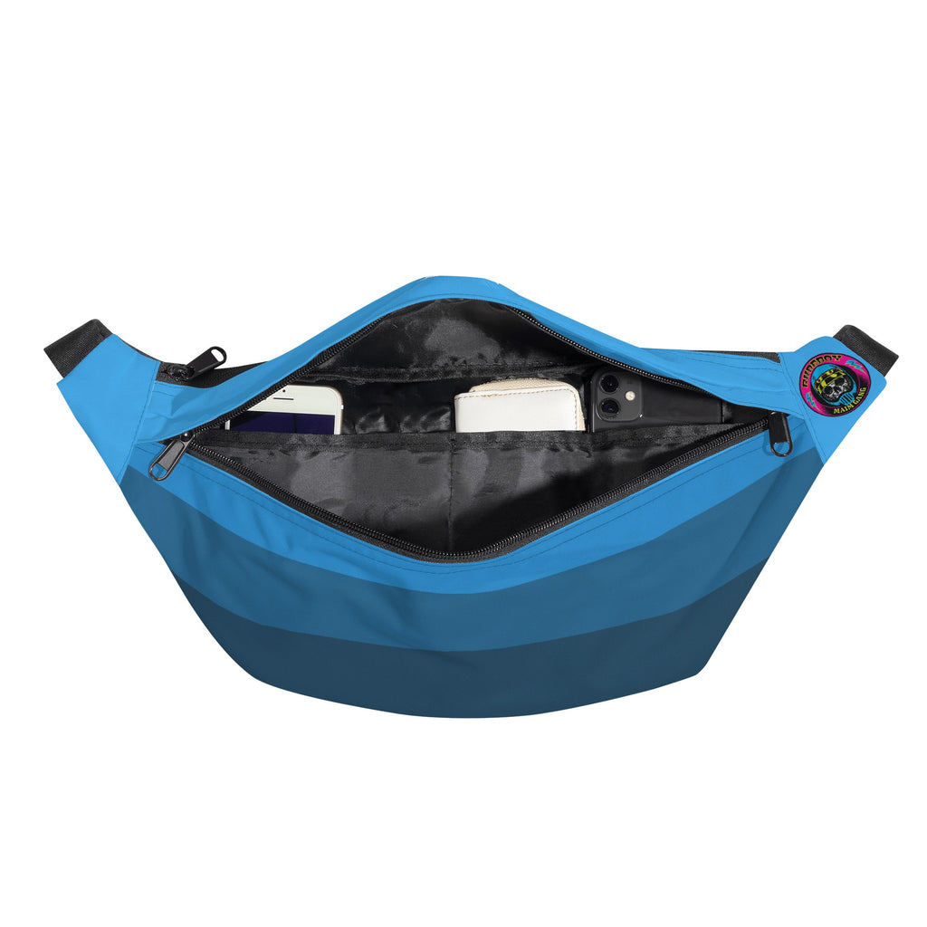 Faded Blues La Fanny pack from Rudeboy Cycles
