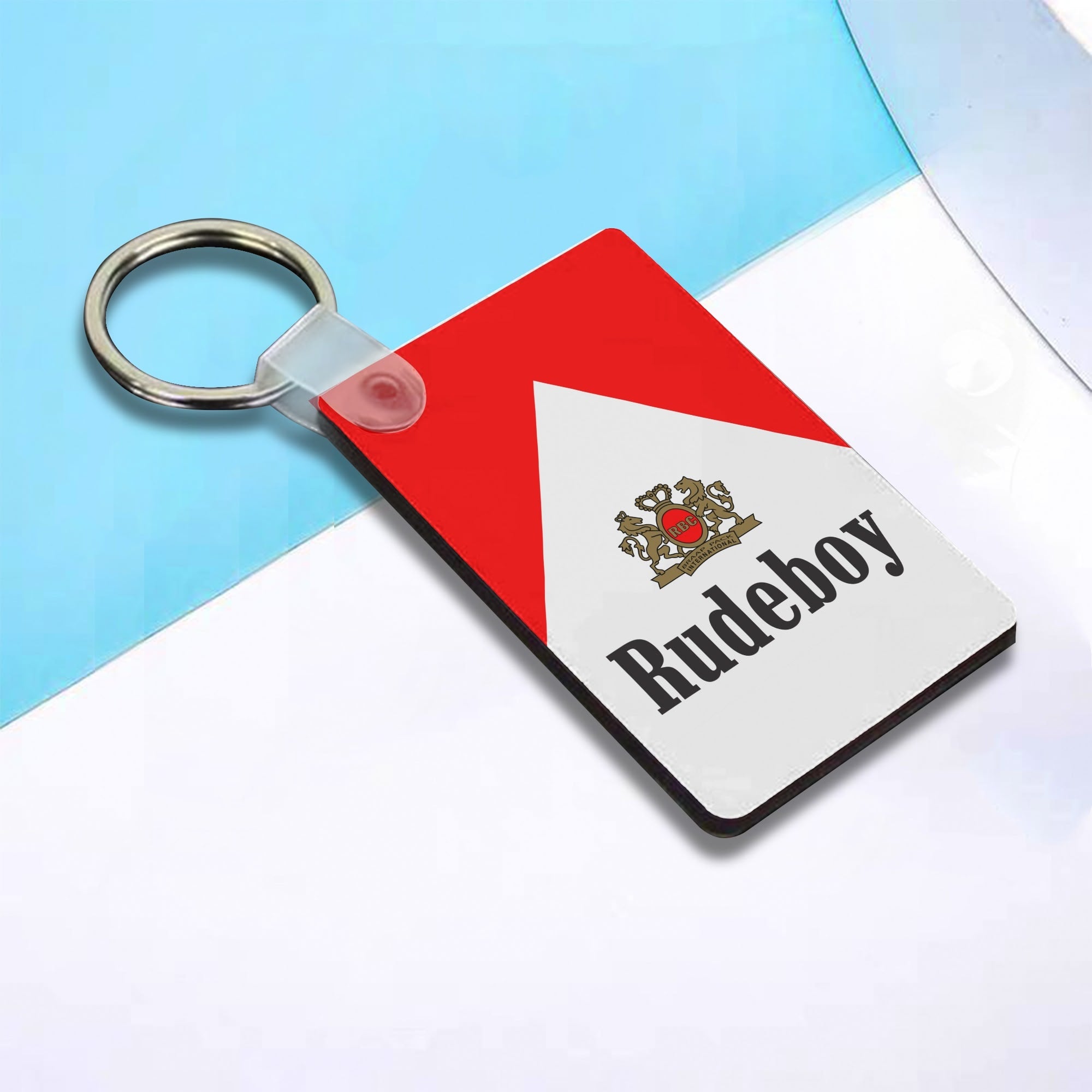 Cowboy Killer Universal MDF Keychain Rectangle Bags Chain Car Chain