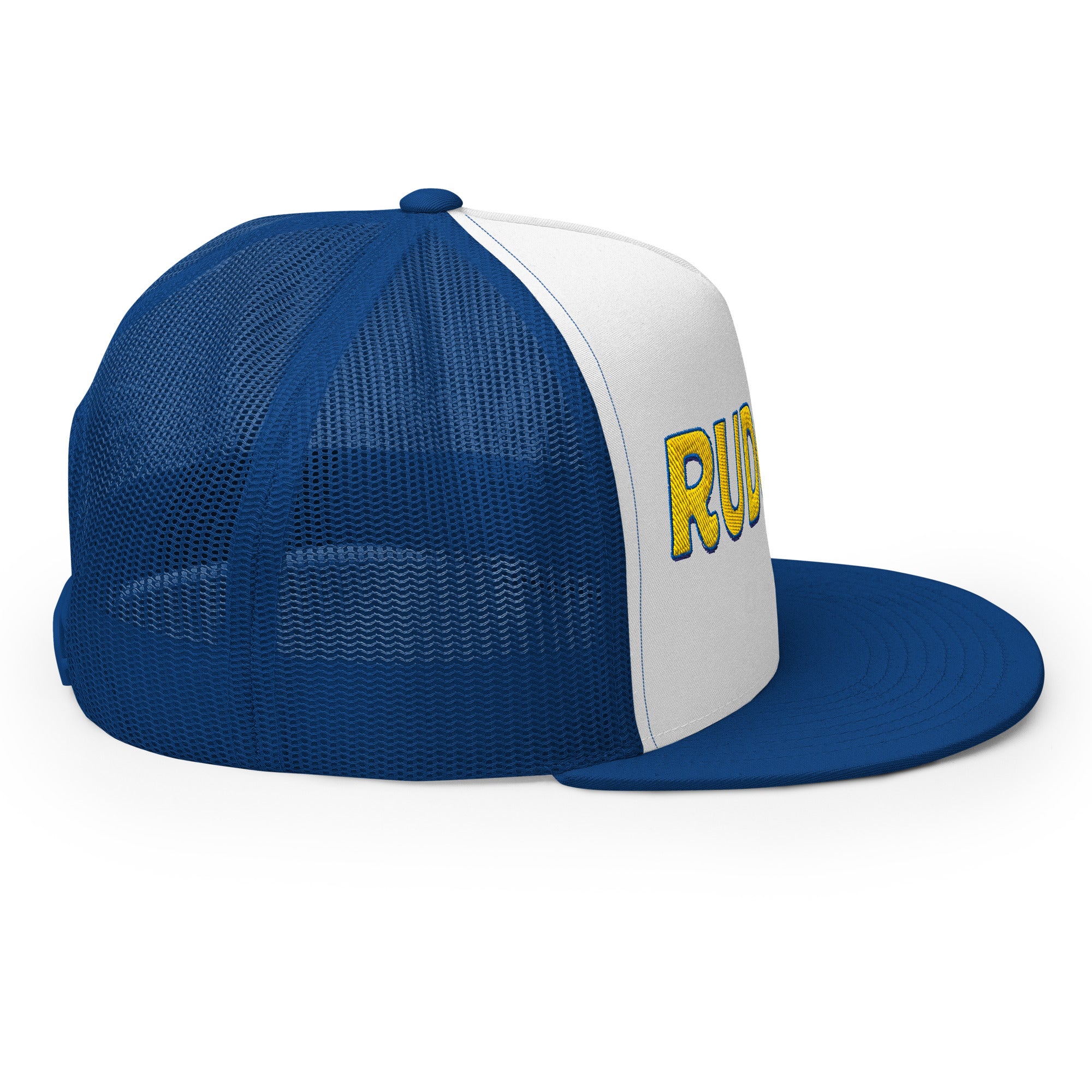 Vapin Jose flat brim trucker hat from Rudeboy Cycle’s Golden Era collection 