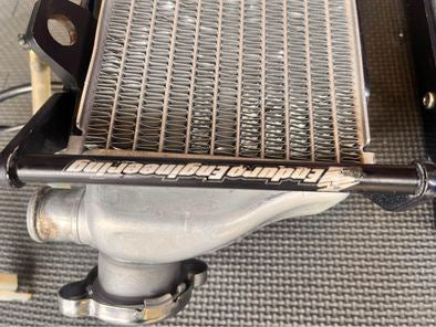 2022 KTM radiators x2 with Tusk digital fan & enduro engineering brackets