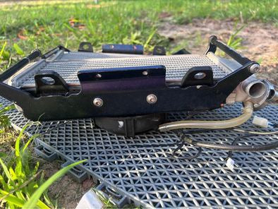 2022 KTM radiators x2 with Tusk digital fan & enduro engineering brackets