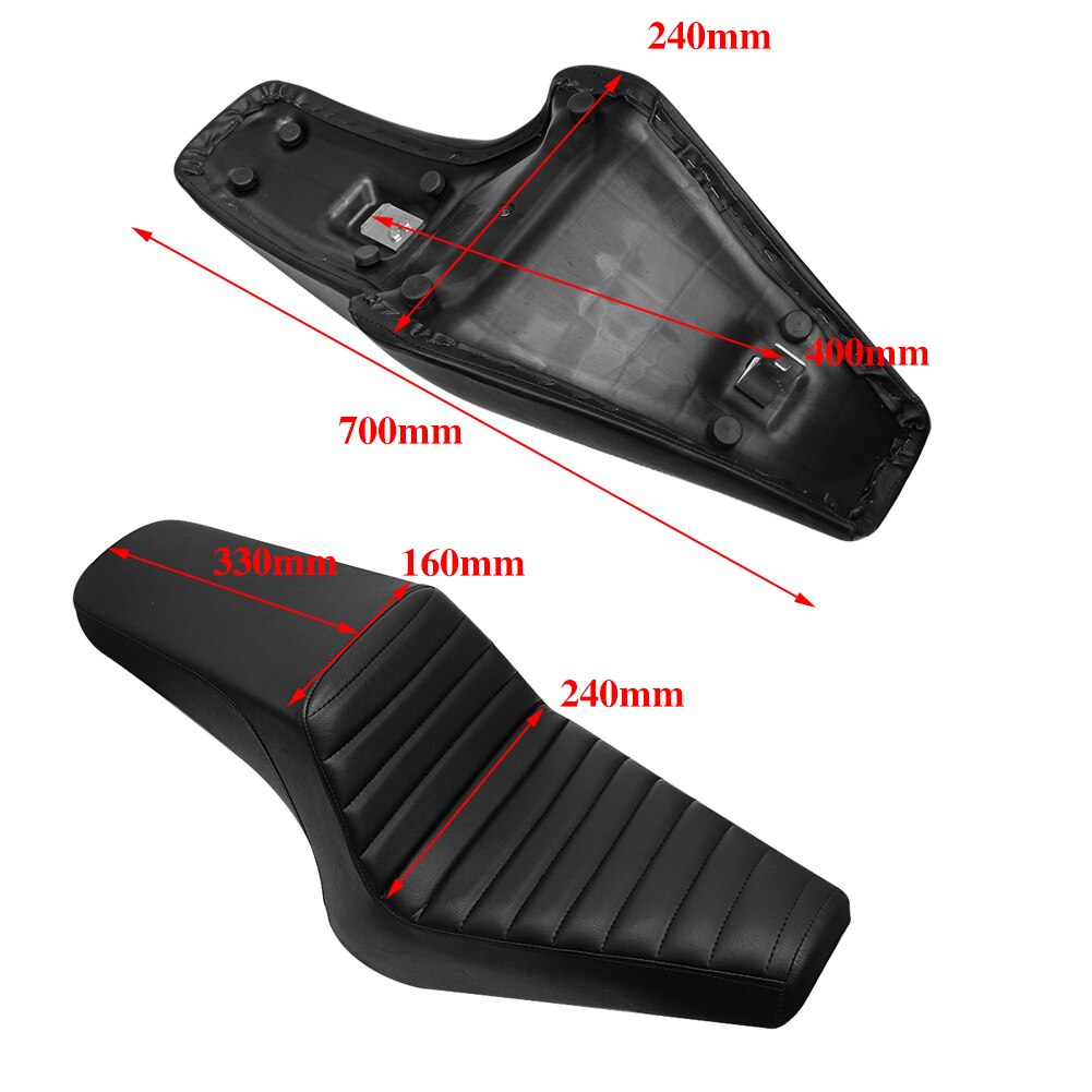 13-19 YAMAHA BOLT BLACK LEATHER STEP UP SEAT