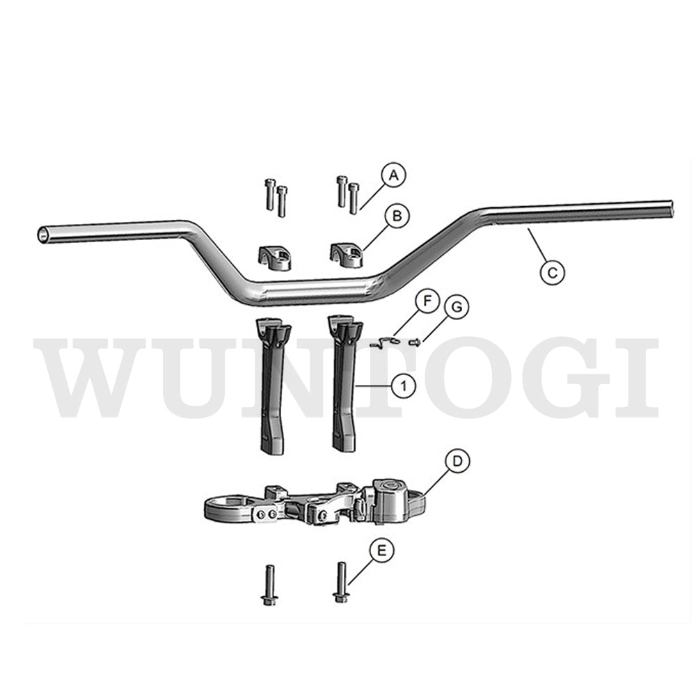 Harley Davidson Pan America 1250 S 6.5" Tall Risers