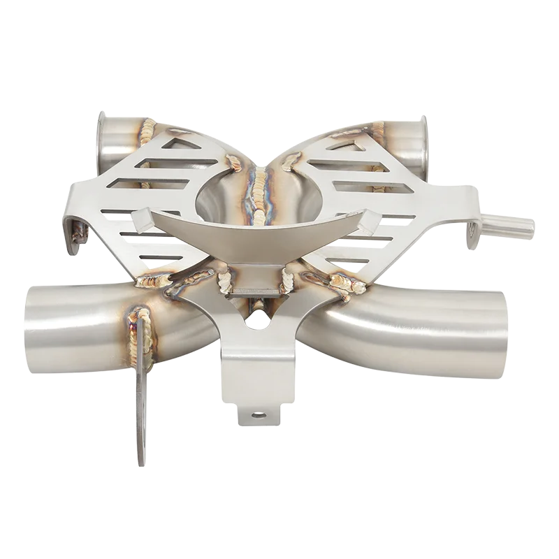 16-21  Triumph Bonneville T100 T120  Stainless X Pipe