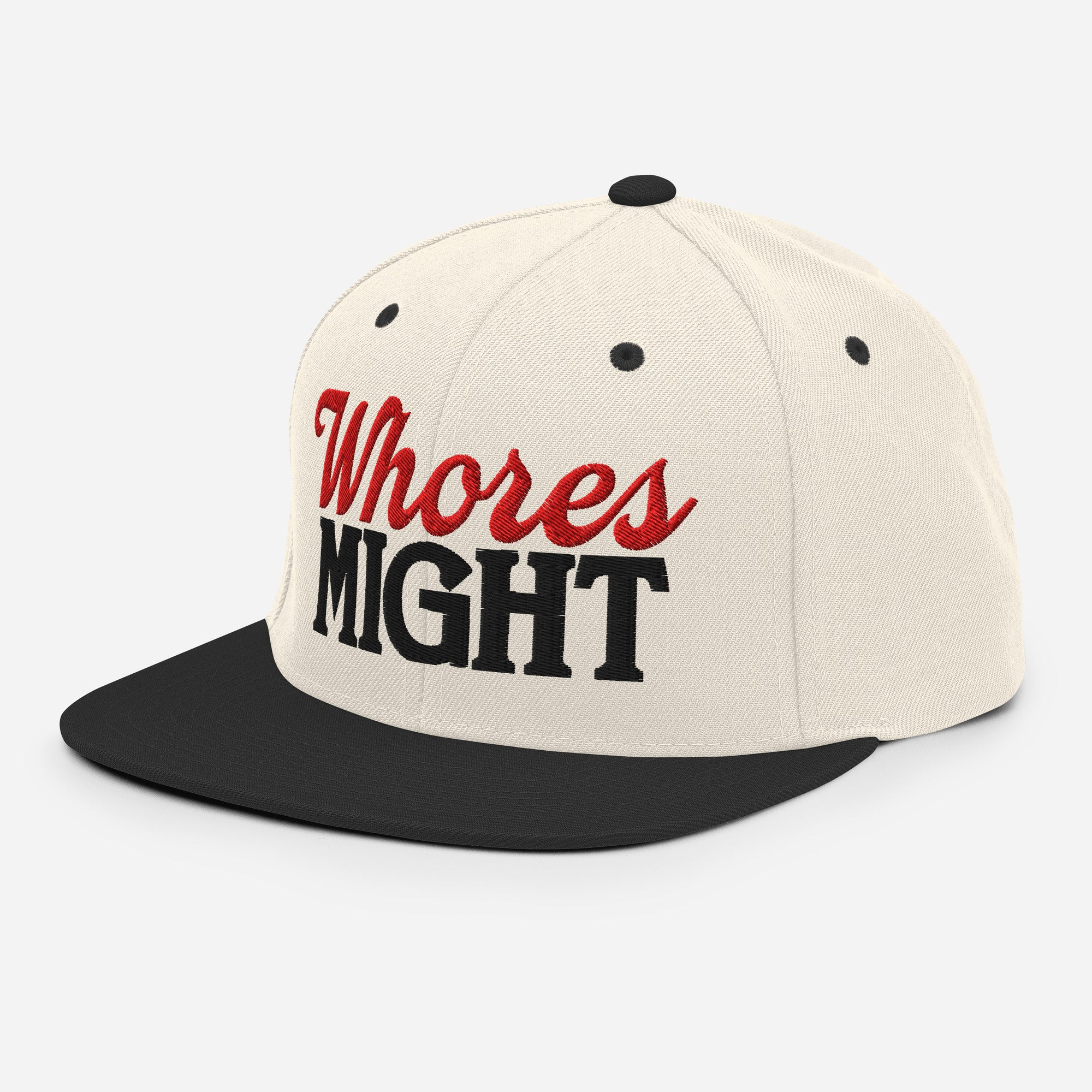 Whores might flat brim snap back from Rudeboy Cycles 