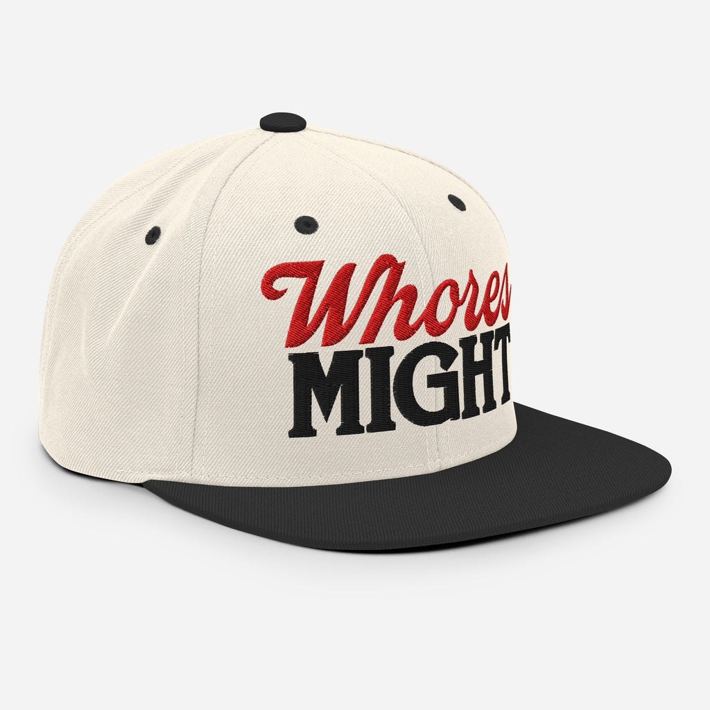 Whores might flat brim snap back from Rudeboy Cycles 