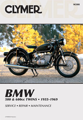 CLYMER MANUAL BMW 500 & 600CC TWINS 55-69 Clymer Manual [shop name]