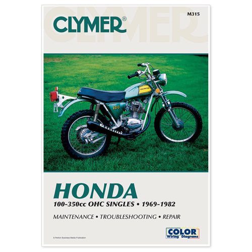 CLYMER MANUAL HONDA OHC SNGLS 100-350CC 69-82 Manual [shop name]