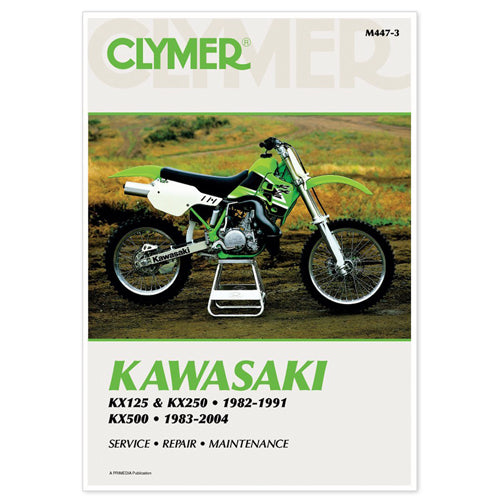 CLYMER MANUAL- KAWASKI KX250 92-2000 Manual [shop name]