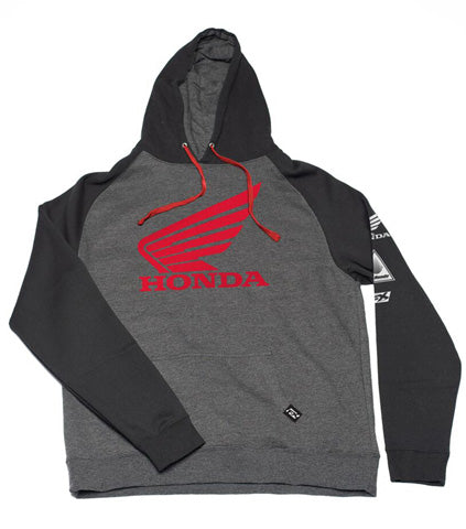 FACTORY EFFEX HONDA WING PULLOVER/CHARCOAL-BLACK Hoodie [shop name]
