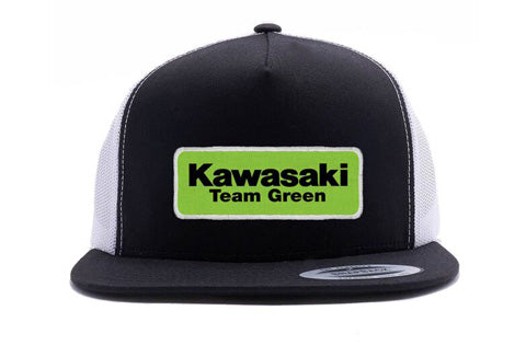 FACTORY EFFEX KAW TEAM GREEN SN APBACK HAT/ BLACK-WHITE MESH OS  [shop name]