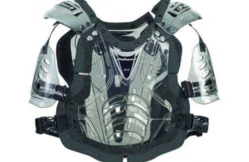 Polisport XP2 STONE SHIELD WITH ARM PROTECTORS SMOKE/CHROME/SMOKE  [shop name]