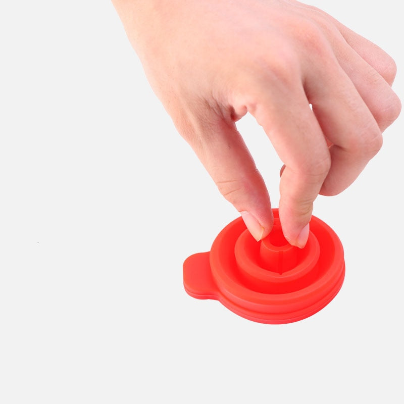 2Pcs Folding Oil funnels