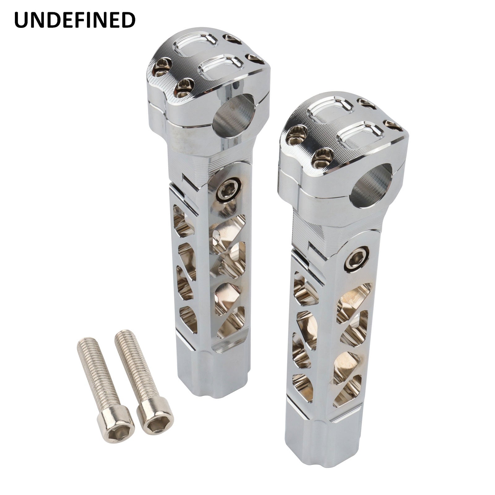 Undefined 1" Adjustable Straight & Pullback risers available in 3 heights