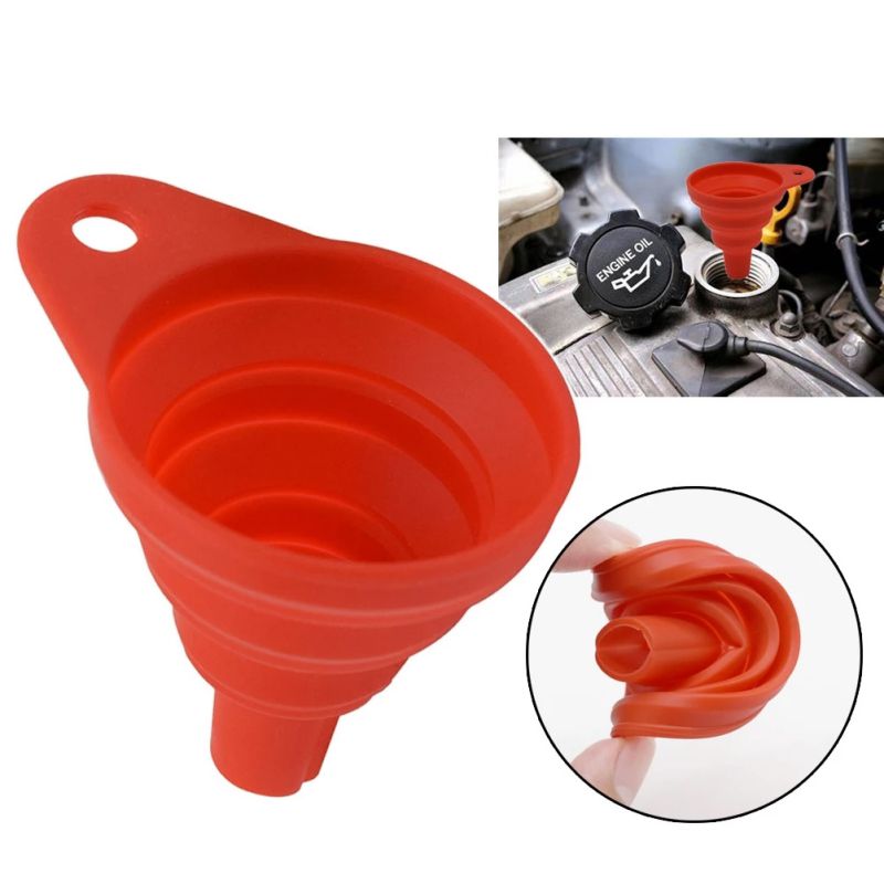 2Pcs Folding Oil funnels