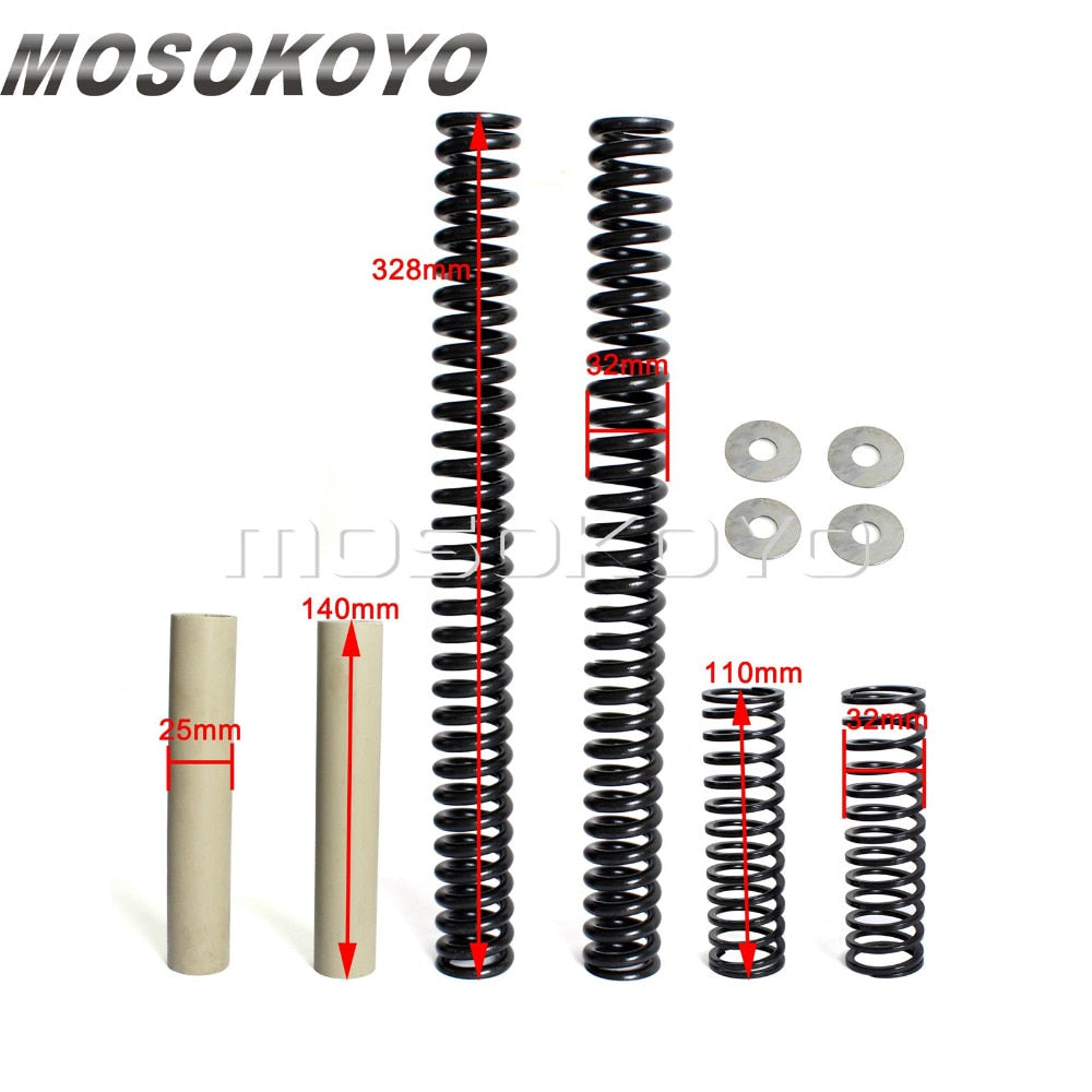 41mm Drop In Progressive Fork Lowering Kits Suspension for Harley Softail Dyna Road King Touring FXST FLST FXD 84-Up