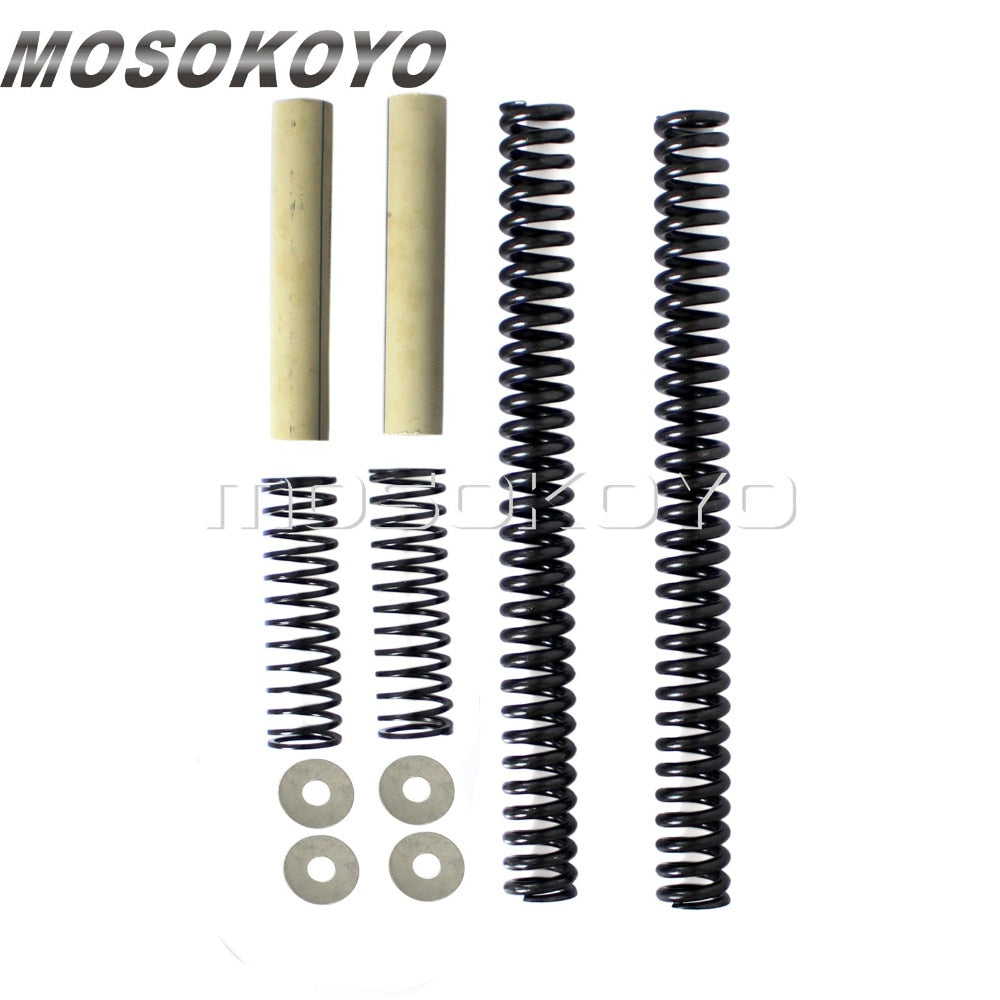 41mm Drop In Progressive Fork Lowering Kits Suspension for Harley Softail Dyna Road King Touring FXST FLST FXD 84-Up
