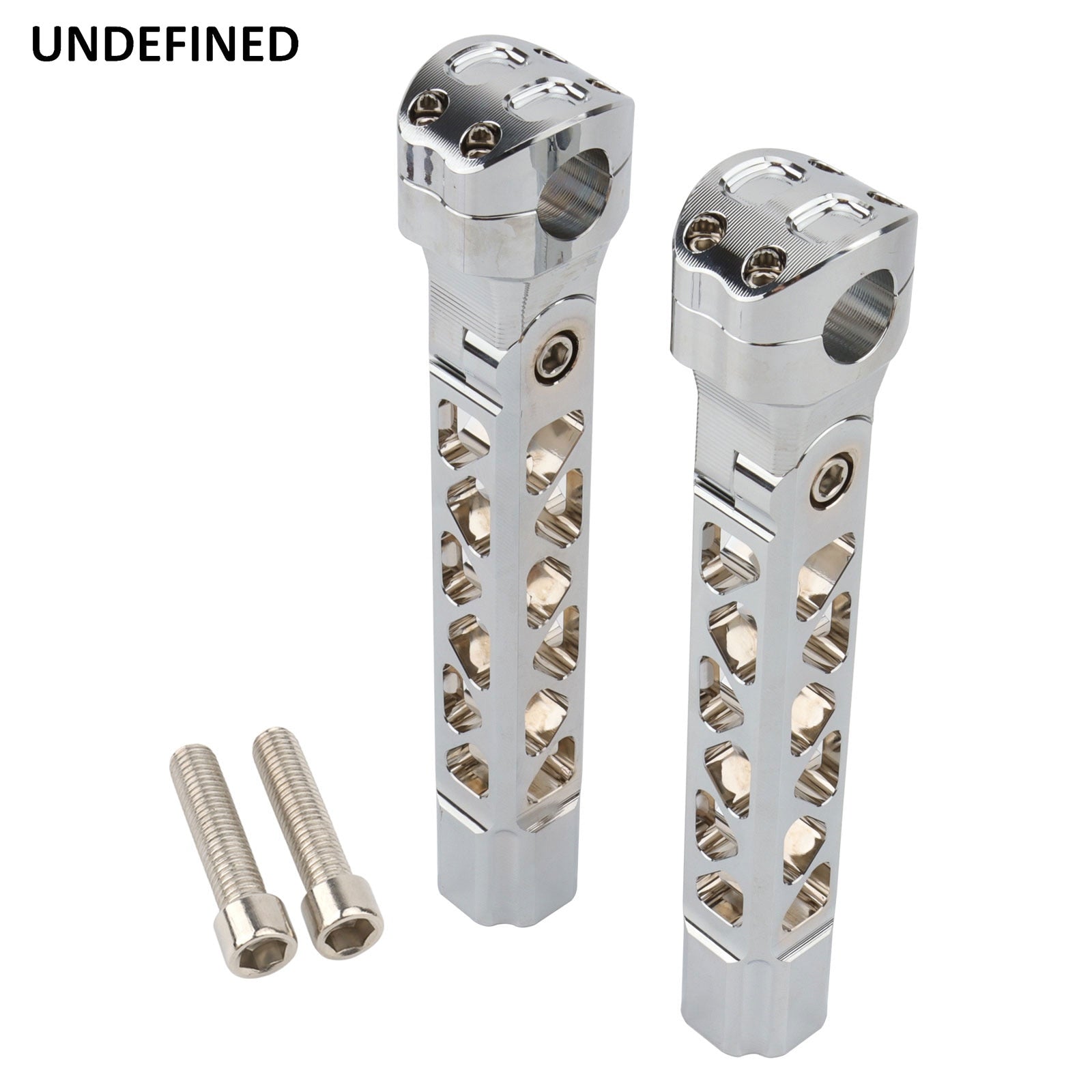 Undefined 1" Adjustable Straight & Pullback risers available in 3 heights