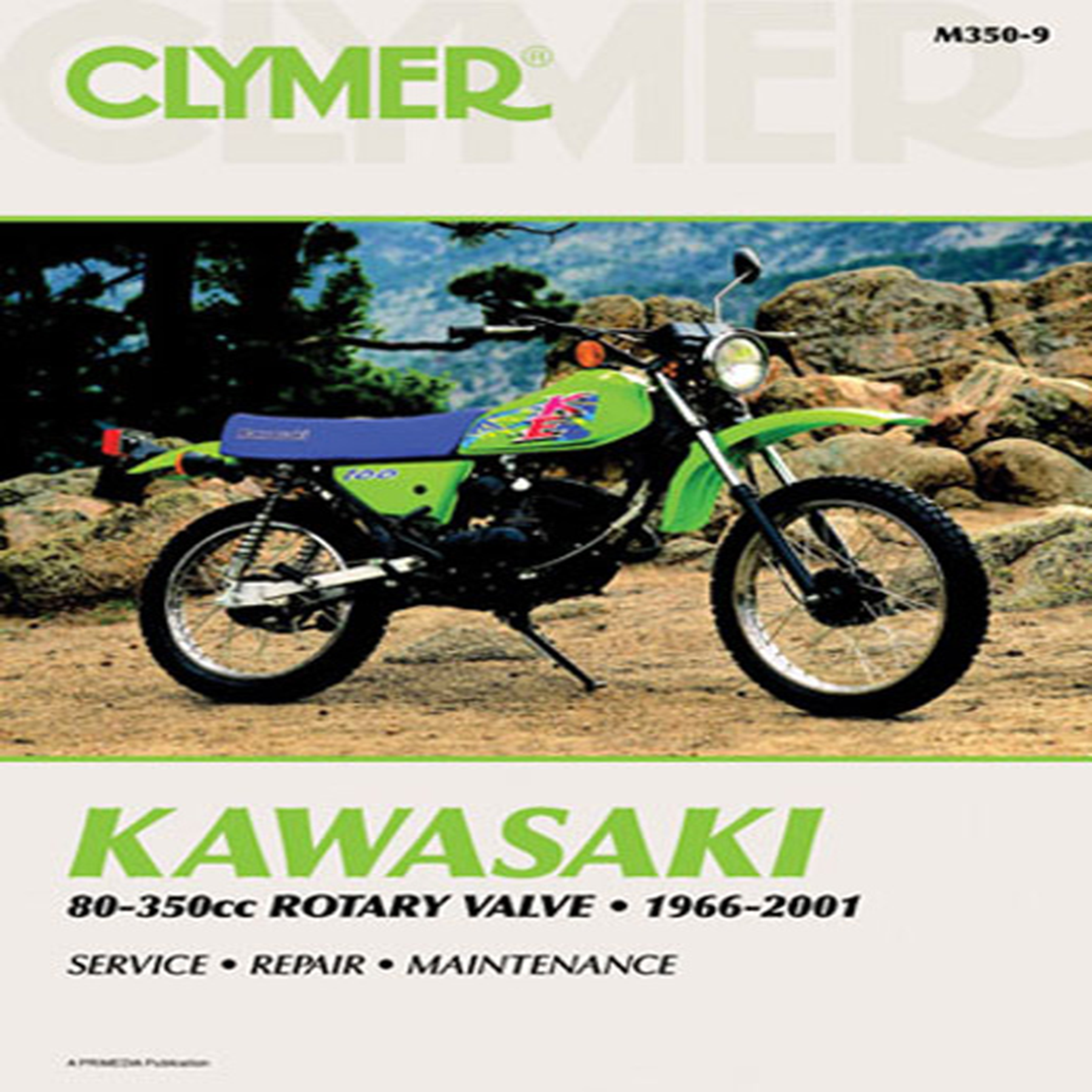 CLYMER MANUAL- CLYMER MANUAL KAW 80-350CC ROTARY VLV 66-01 Manual [shop name]