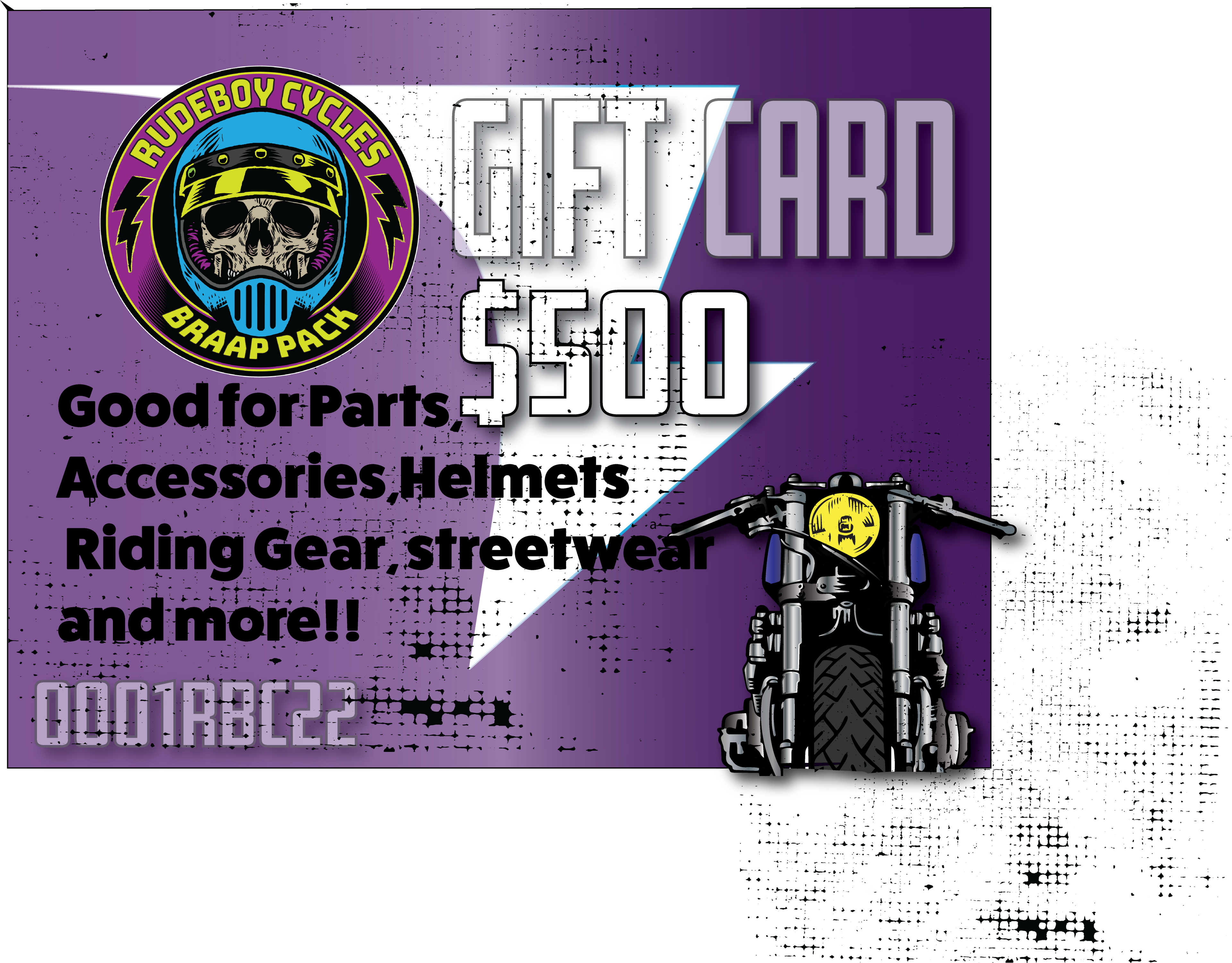 Rudeboy Digital Gift Cards