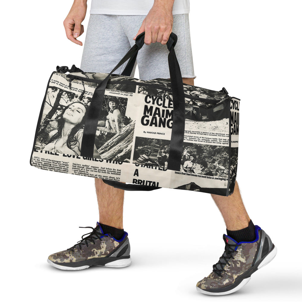 Maim Gang Headlines Duffle bag