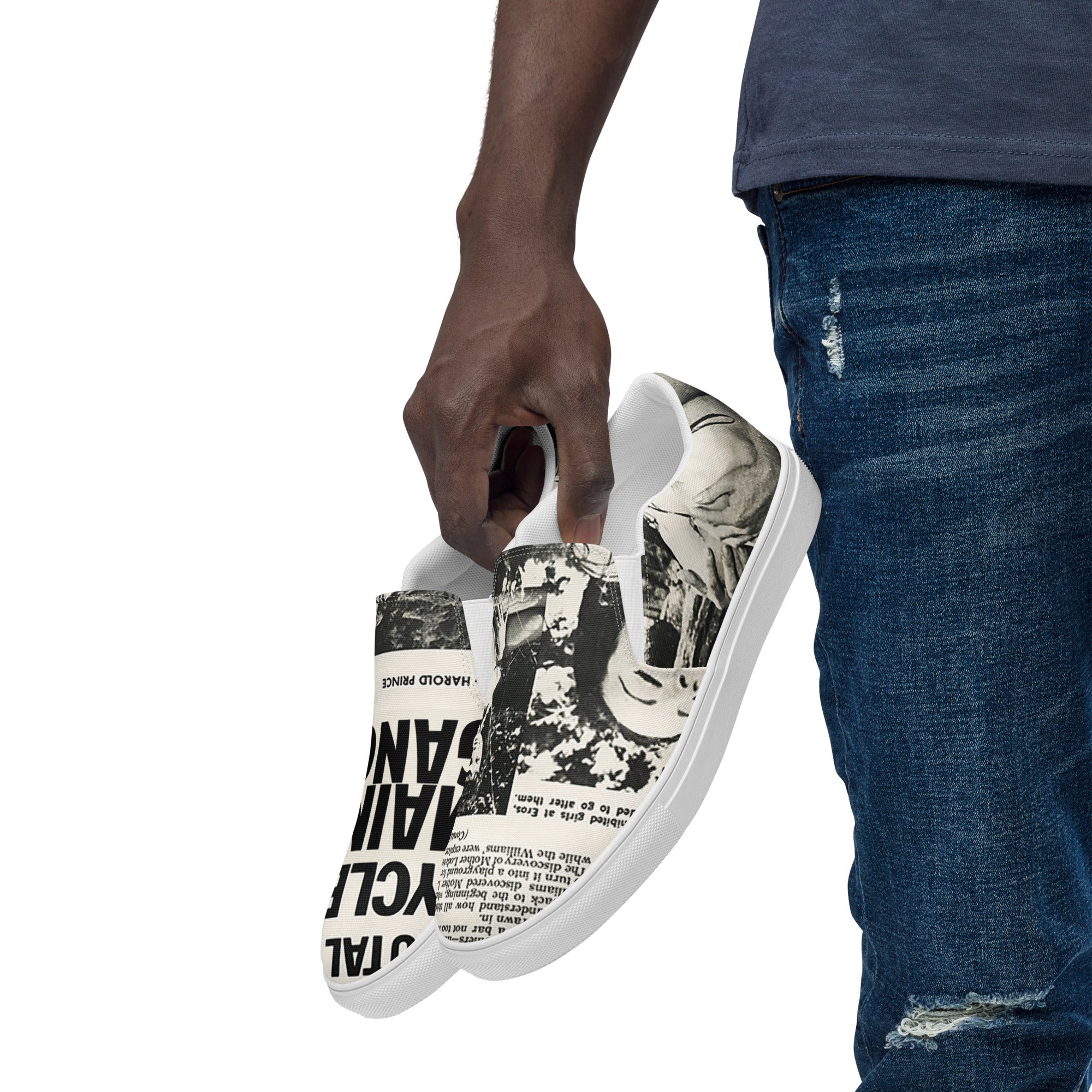 Headlines Men’s slip-on canvas shoes