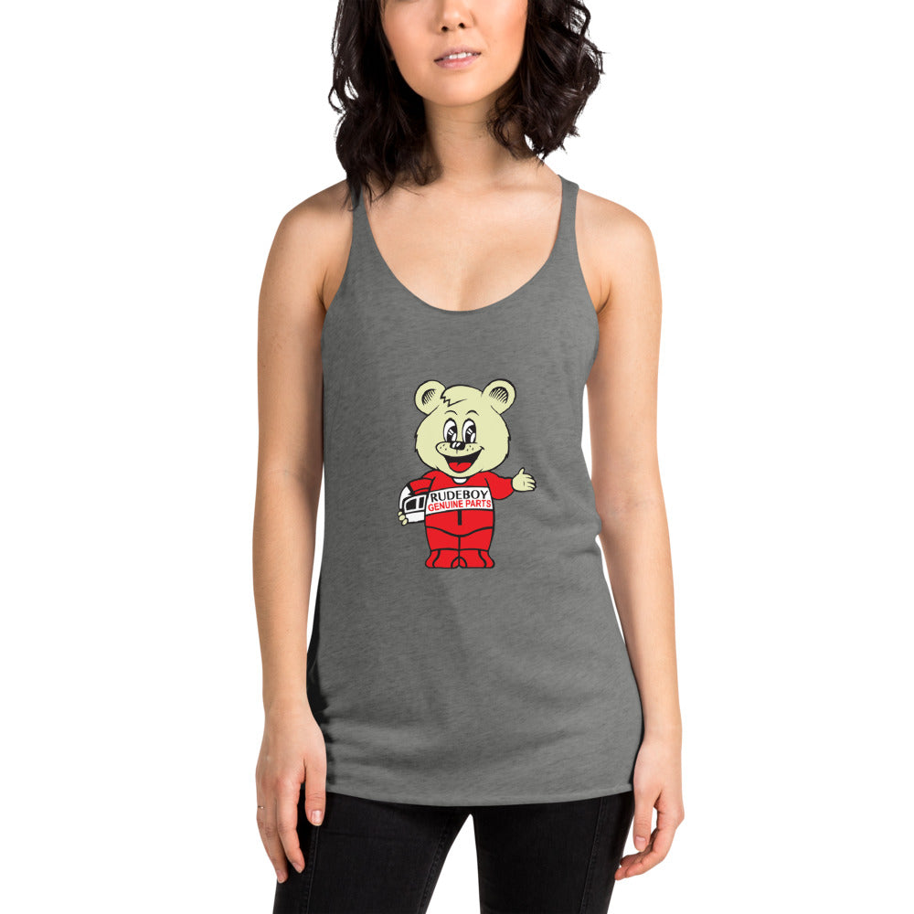Rudy The Yolo Bear Women's Racerback Tank  [shop name]