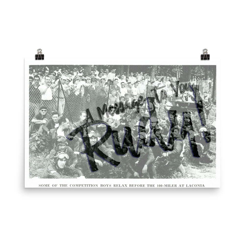 Long Ago Laconia Poster (Charitable Item See Description)  [shop name]