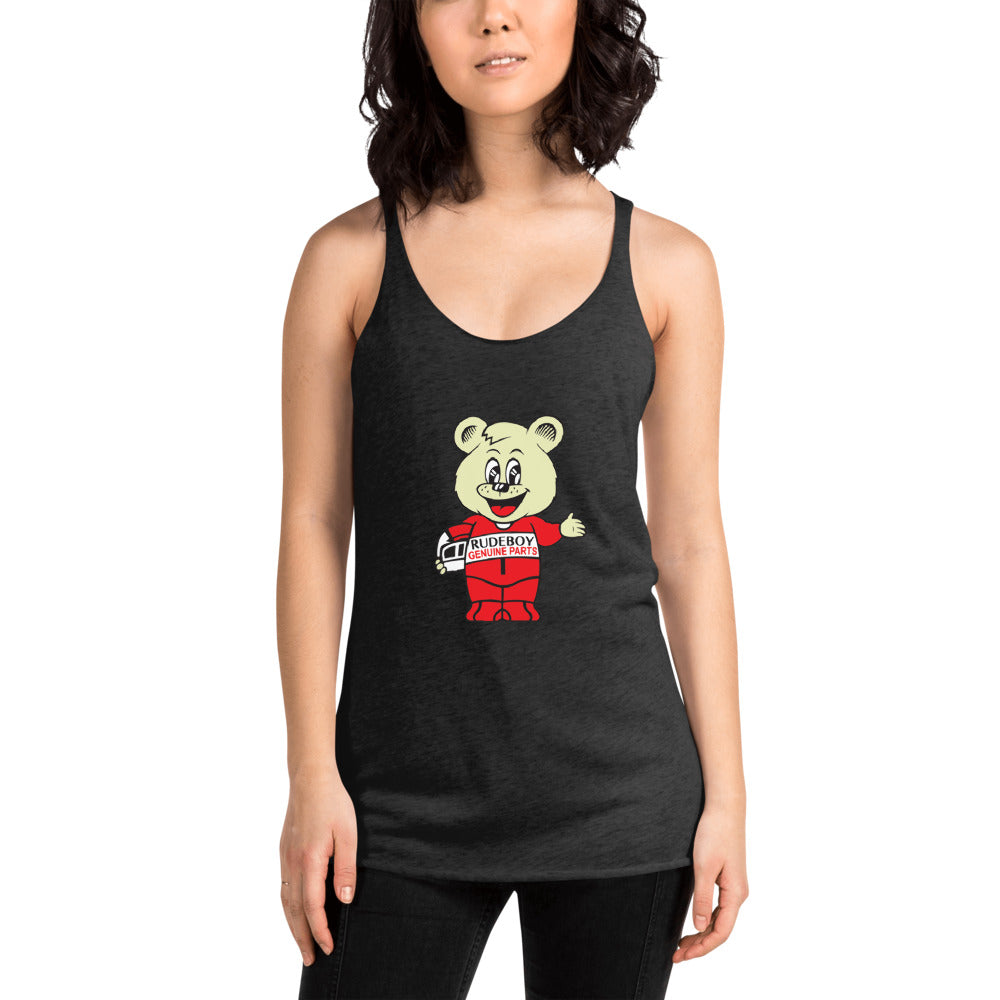 Rudy The Yolo Bear Women's Racerback Tank  [shop name]