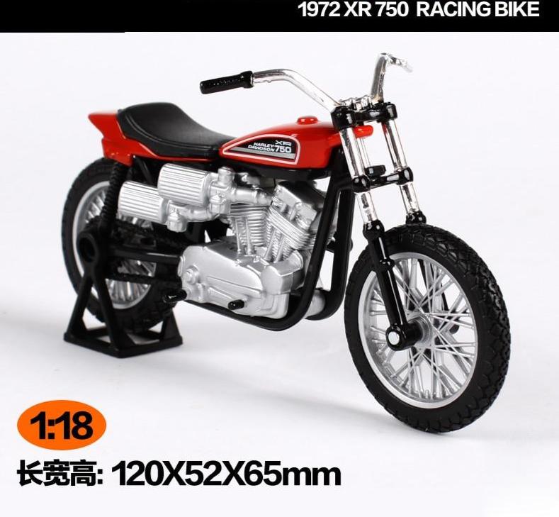 Maisto 1:18 Harley Davidson 1972 XR 750 Flat Track Racer 1/18 Scale Model [shop name]
