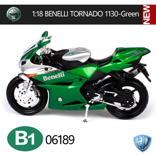 MAISTO 1:18 BENELLI TORNADO 1130 MOTORCYCLE DIECAST MODEL  [shop name]