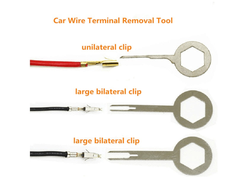 76/70/59/41/  Car Terminal Removal Tool Puller Auto Set Motorist Kit Automotive Repair Tool Stylus Wire Crimp Pin Extractor